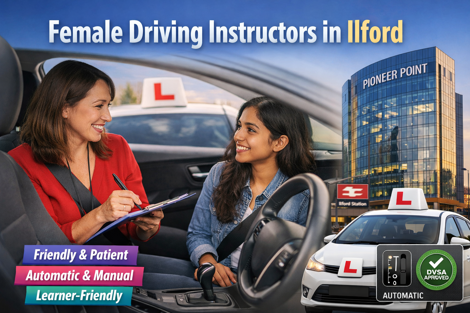 Picture of female driving instructors Ilford